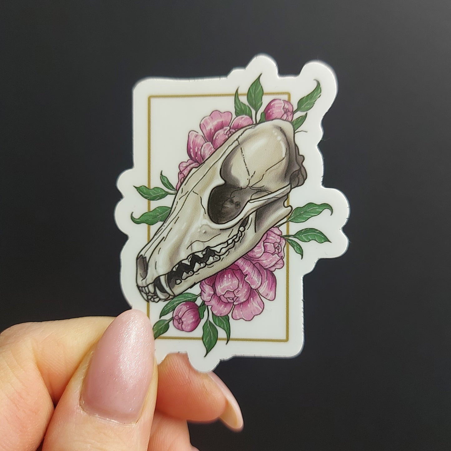 Sticker Fuchsschädel