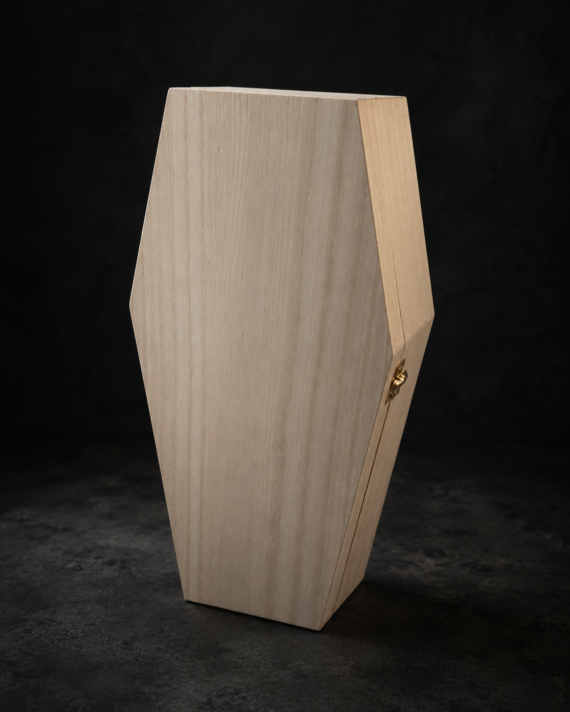 Finest Obituaries | Wooden Coffin with Magnetic Closure