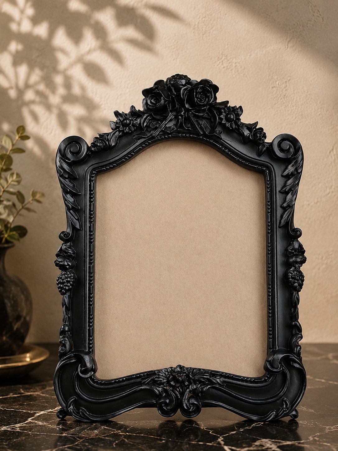 Finest Obituaries | Barockrahmen schwarz 25x18cm