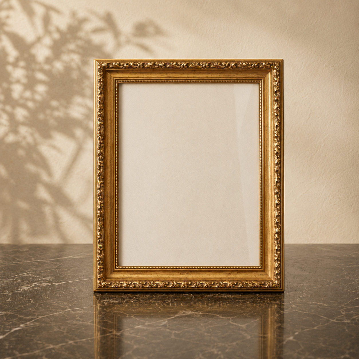 Finest Obituaries | Gold Baroque Picture Frame (A4)