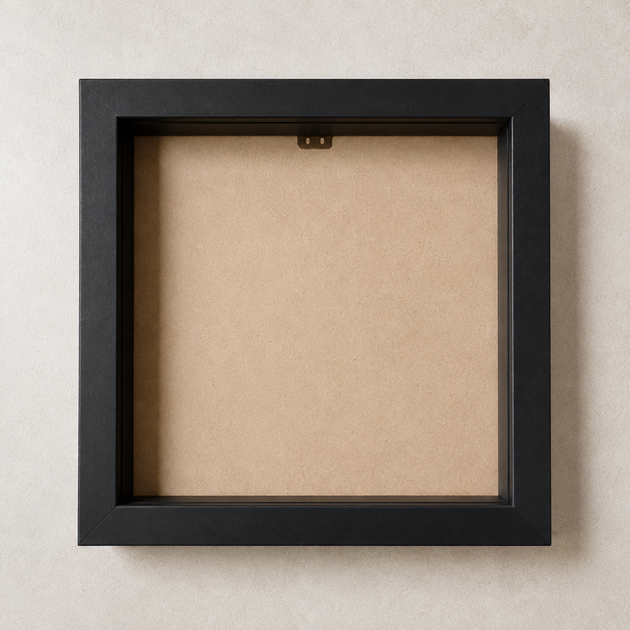Finest Obituaries | 3D-Bilderrahmen 20 × 20 cm in Schwarz  Distanzrahmen Schwarz