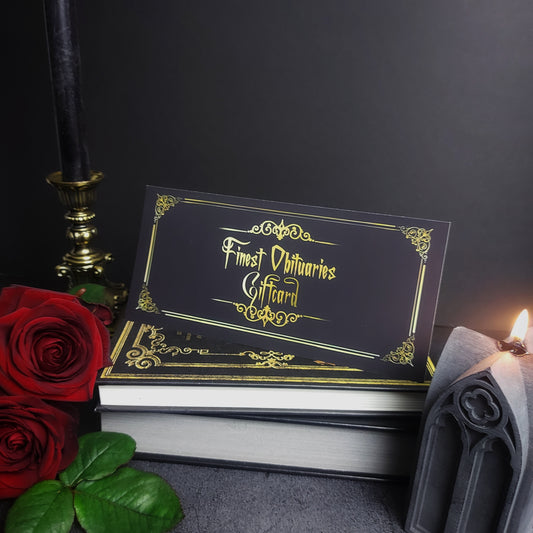 Finest Obituaries Gutschein Gift Card Insekten Insectart Insects Insekten Präparate Specimen